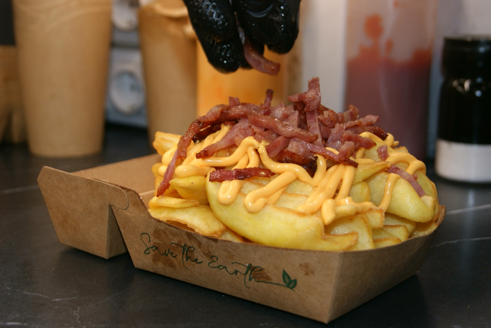 Patatas Cheddar y Bacon